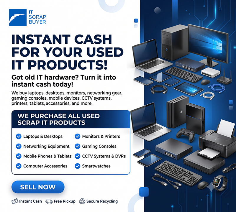 Instant cash for your used IT products
